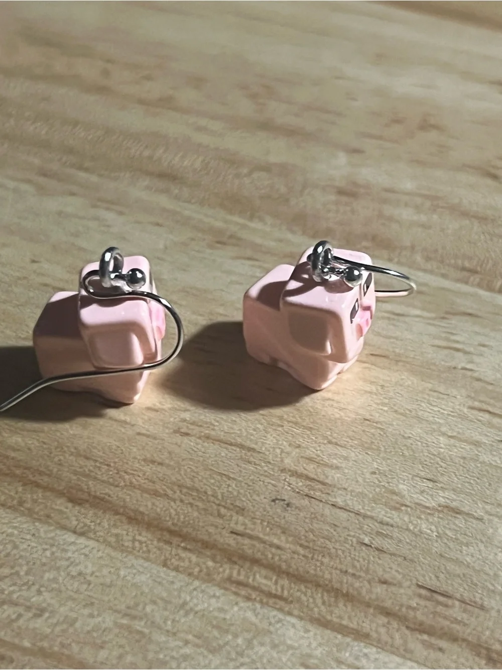 Minecraft Pig Earrings Novelty Jewelry E219